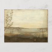 日モダン没の風景油画 ポストカード (正面)