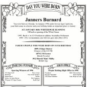 日ユニークパーソナライズされた誕生日履歴 フォトプラーク