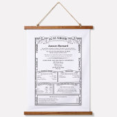 日ユニークパーソナライズされた誕生日履歴 吊り下げ型タペストリー