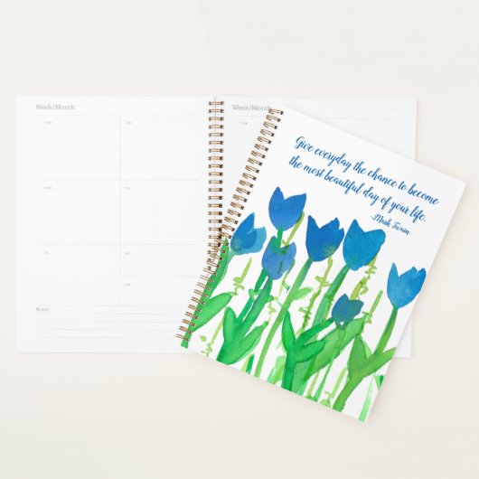 日与え々のチャンスマークトウェイン引用文 プランナー手帳 (ディスプレー)