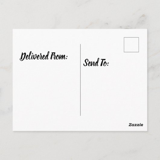 日中のフィールドの干し草のベールの丸い ポストカード (裏面)