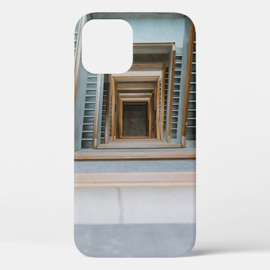 日中の灰色コンクリート階段 Case-Mate iPhoneケース (裏面)
