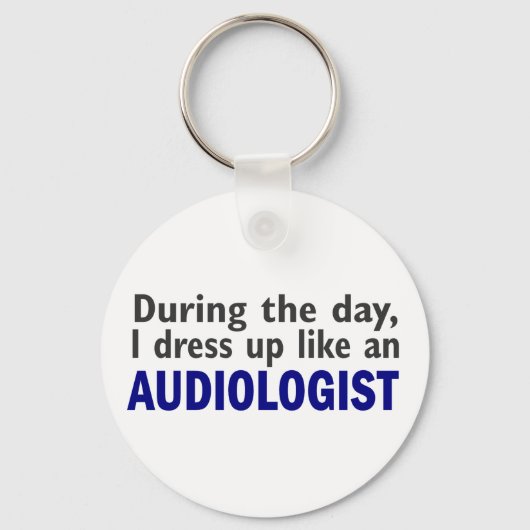 日中の聴覚学者 キーホルダー (正面)