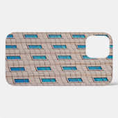 日中の茶コンクリート建物 Case-Mate iPhoneケース (裏面 (横))