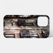 日中の茶色のコンクリートの建物-4 iPhoneケース (裏面横)