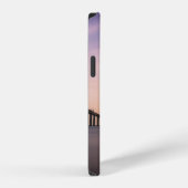 日中の茶色のコンクリート橋 iPhoneケース (右側面)