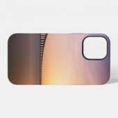 日中の茶色のコンクリート橋 iPhoneケース (裏面横)