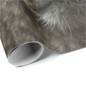 日中の茶色熊選択焦点写真 ラッピングペーパー (ロールコーナー)