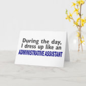 日中の行政補助員 カード (黄色い花)