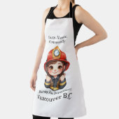 日中の陽気な消防士 エプロン (インサイチュ)