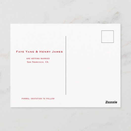 日中国の付を除く提灯と二重の幸福 ポストカード (裏面)