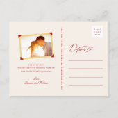 日中国の付結婚を救う二重の幸福 案内ポストカード (裏面)