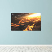 日中心（日） キャンバスプリント (インサイチュ (ウッドフロア))