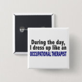 日中私は作業療法士に服を着せます 缶バッジ (正面&裏面)