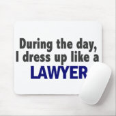 日中私は弁護士のように服を着ます マウスパッド (マウス)