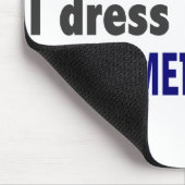 日中私は薄板金の労働者のように服を着ます マウスパッド (コーナー)