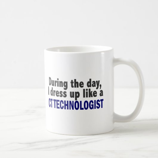 日中私はCTの科学技術者のように服を着ます コーヒーマグカップ (右)
