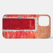日中・3時の茶コンクリート建物 Case-Mate iPhoneケース (裏面 (横))