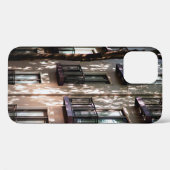 日中・4時の茶コンクリート建物 Case-Mate iPhoneケース (裏面 (横))