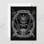 日付おもしろいの保存 ポストカード (正面/裏面)