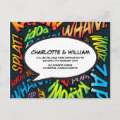 日付おもしろいの入力モダンを変更 案内ポストカード (裏面)