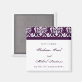 日付かわいらしの磁石結婚を保存 マグネット (正面/裏面)