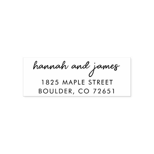 日付と結婚式招待状差出人住所の保存 セルフインキングスタンプ (デザイン)