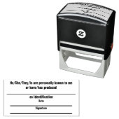 日付と署名のIDスタンプ セルフインキングスタンプ (インサイチュ)