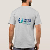 日付なしグレーTシャツ Tシャツ (裏面)