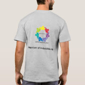 日付なしグレーTシャツ Tシャツ (裏面)