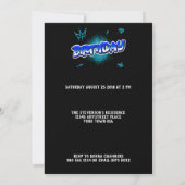 日付のお子様の誕生日パーティーの招待を保存する セーブザデート (裏面)