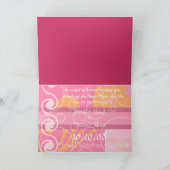 日付のお知らせ結婚を保存する 案内状 (内部)