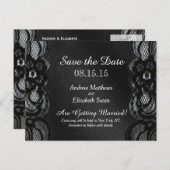 日付のはがきを結婚保存する 案内ポストカード (正面/裏面)