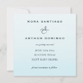 日付のエレガントカスタマイズ可能なテンプレートの保存 招待状 (裏面)