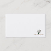 日付のエンクロージャカードテンプレートを救って下さい 名刺 (裏面)