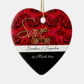 日付のオーナメントの招待 セラミックオーナメント (右)