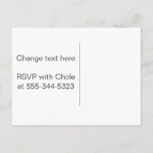 日付のカスタマイズ可能なベリーの保存 案内ポストカード (裏面)