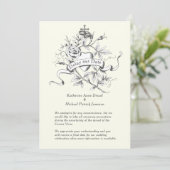 日付のクロス·コロナ·ウ結婚イルスを遅らせる 招待状 (スタンド正面)