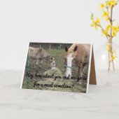 日付のグリーティングカード。 カード (黄色い花)