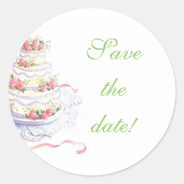 日付のシール結婚を保存する ラウンドシール