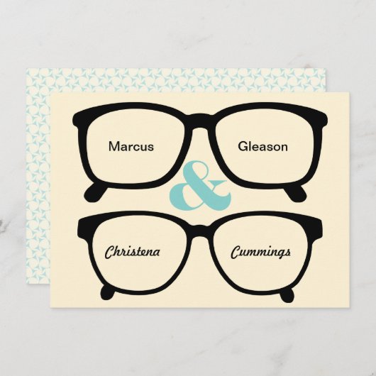 日付のセーブ・ザ・デート案内を組み立てて下さい セーブザデート (正面/裏面)