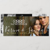 日付のフォトカードを保存する セーブザデート (正面/裏面)