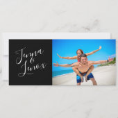 日付のフォトカードを保存する セーブザデート (裏面)