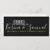 日付のフォトカードを保存する セーブザデート (裏面)