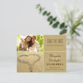 日付のフォトポストカードを保存する 案内ポストカード (スタンド正面)