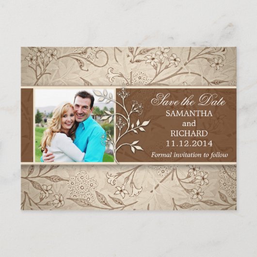 日付のフォトポストカードを保存する 案内ポストカード (正面)