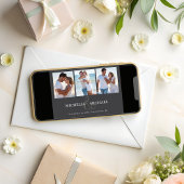 日付のフォト結婚コラージュテンプレートの保存 セーブザデート