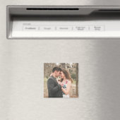 日付のフォト結婚マグネットを保存 マグネット (インサイチュ (食洗機))