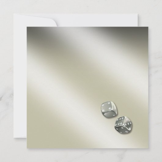 日付のベガスのカジノの破片|の赤い銀製の黒を救って下さい セーブザデート (裏面)