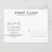 日付のポストカードの保存 案内ポストカード (裏面)